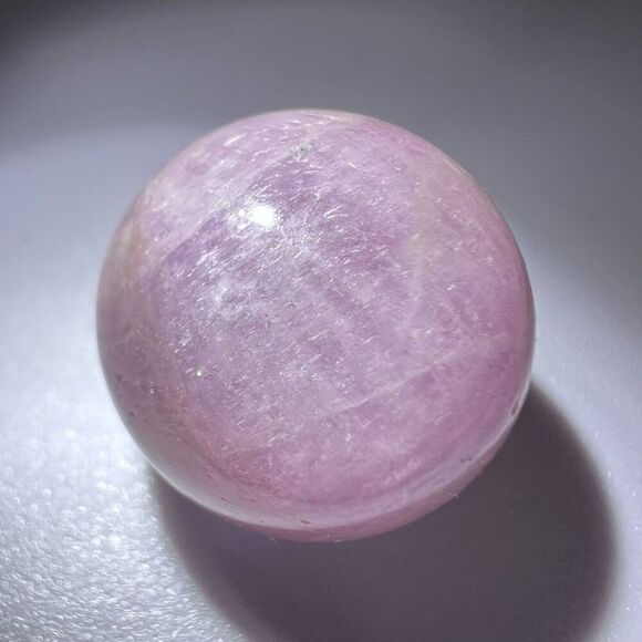 Kunzite Crystal Marble Sphere (1) - Picture 6 of 9